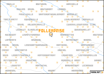 map of Follemprise