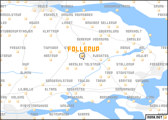 map of Follerup