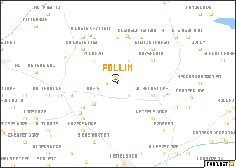 map of Föllim