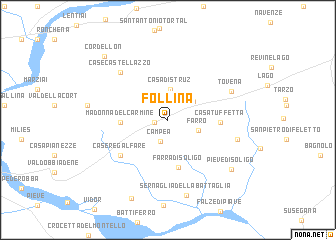 map of Follina