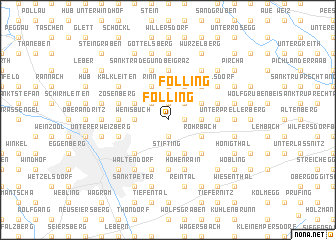 map of Fölling