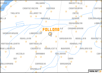 map of Follona