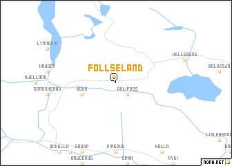 map of Follseland