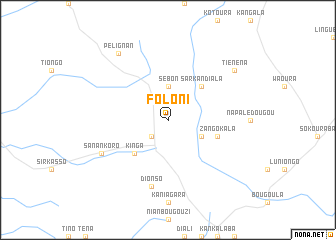 map of Foloni