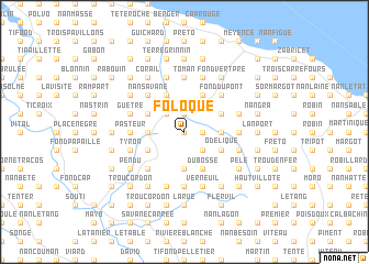 map of Foloque