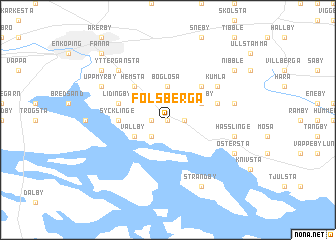 map of Folsberga