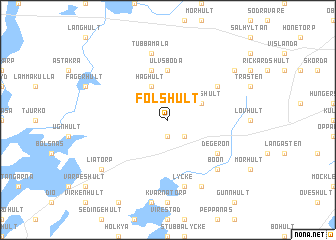 map of Fölshult