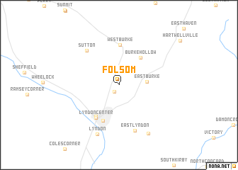 map of Folsom