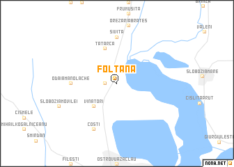 map of Foltana