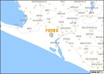 map of Fomba