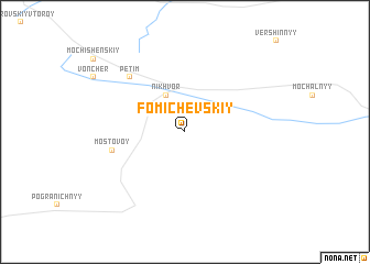 map of Fomichëvskiy