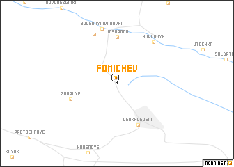 map of Fomichëv