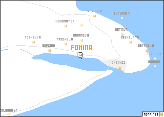 map of Fomina