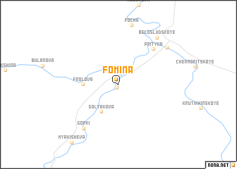 map of Fomina