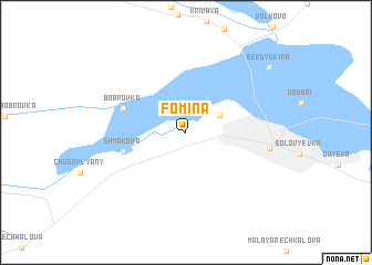 map of Fomina