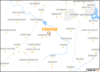 map of Fominka