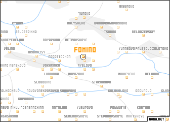 map of Fomino