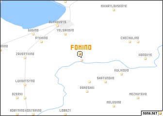 map of Fomino