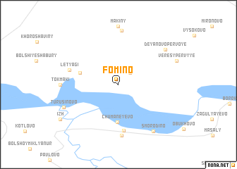 map of Fomino