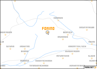 map of Fomino