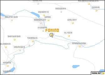 map of Fomino