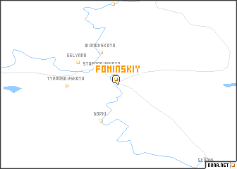 map of Fominskiy