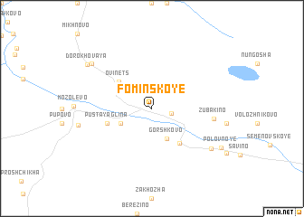 map of Fominskoye