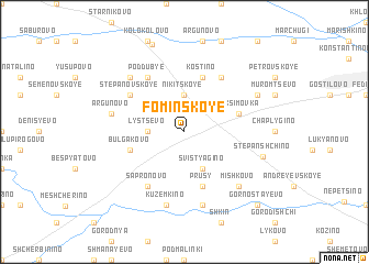 map of Fominskoye