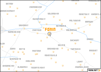 map of Fomin