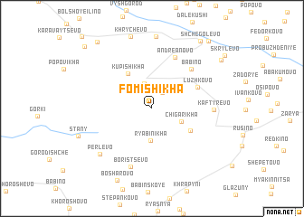 map of Fomishikha