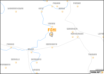 map of Fomi