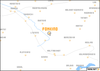 map of Fomkino