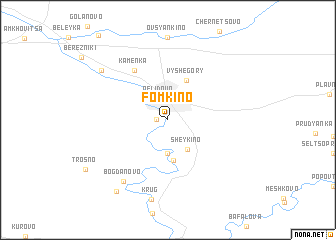 map of Fomkino