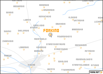 map of Fomkino