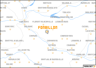 map of Fonbillon