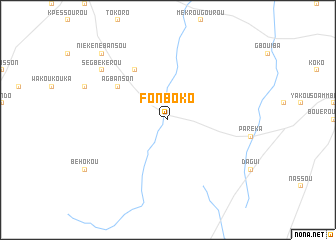 map of Fonboko