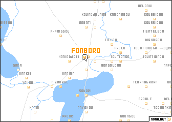 map of Fonboro