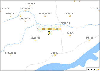 map of Fonbougou