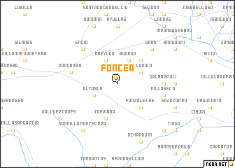 map of Foncea