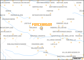 map of Foncebadón