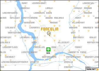 map of Foncelin