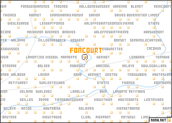 map of Foncourt