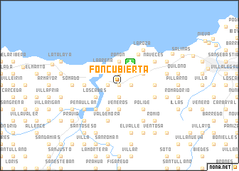 map of Foncubierta