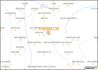 map of Fondaccio