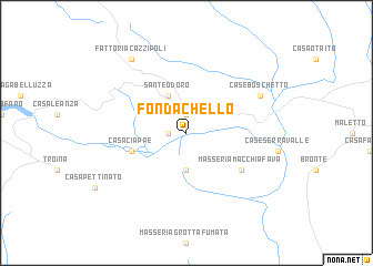 map of Fondachello