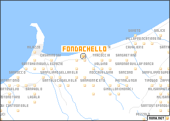map of Fondachello