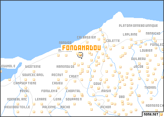 map of Fond Amadou