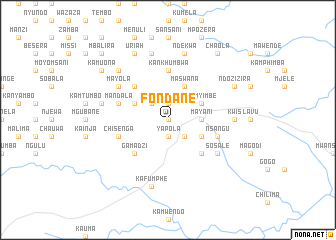 map of Fondane