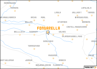 map of Fondarella