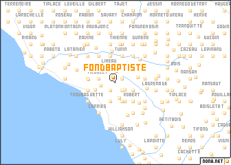 map of Fond Baptiste